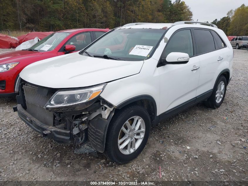 2014 Kia Sorento Lx VIN: 5XYKT3A63EG484042 Lot: 37949034