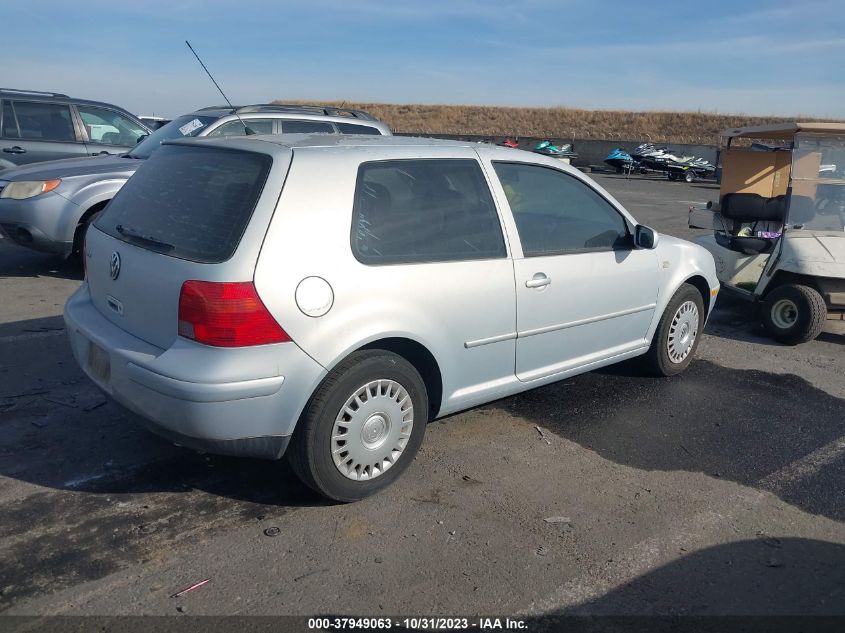 2000 Volkswagen Golf Gl VIN: WVWBC21J8YW555418 Lot: 37949063