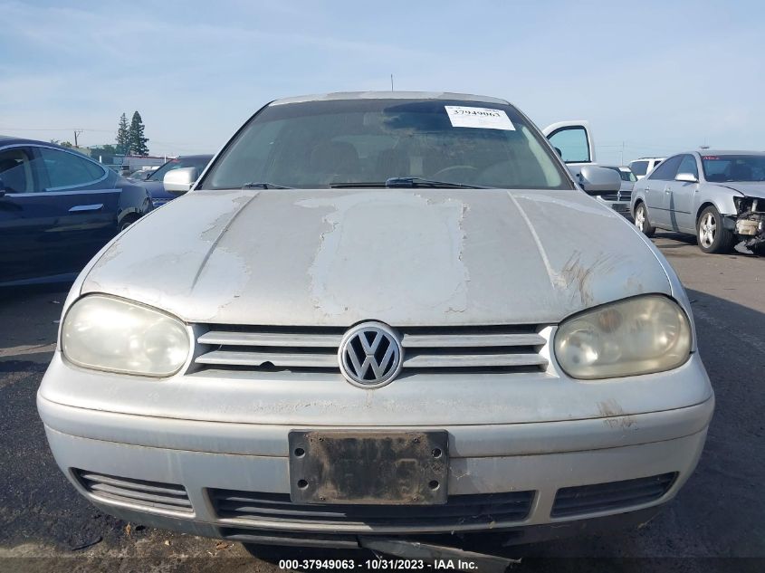 2000 Volkswagen Golf Gl VIN: WVWBC21J8YW555418 Lot: 37949063