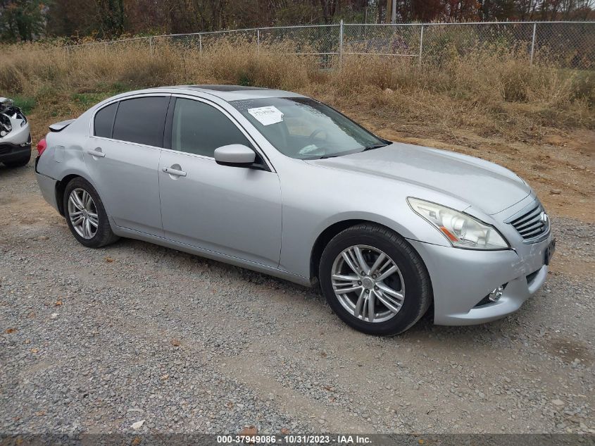 2012 Infiniti G37 Journey VIN: JN1CV6AP7CM627078 Lot: 37949086