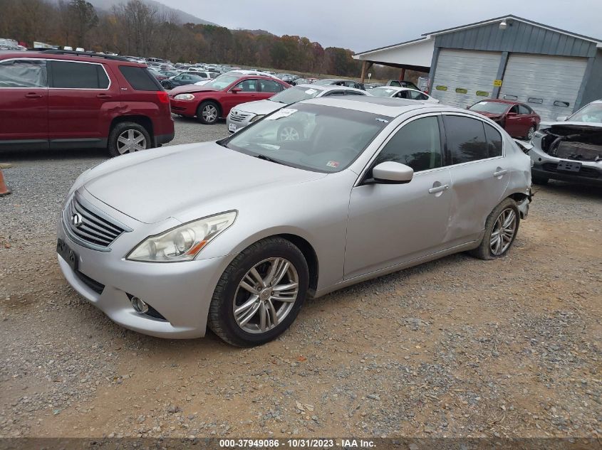 2012 Infiniti G37 Journey VIN: JN1CV6AP7CM627078 Lot: 37949086