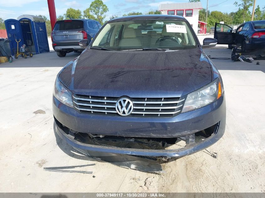 2013 Volkswagen Passat 2.0L Tdi Se VIN: 1VWBN7A35DC093014 Lot: 37949117