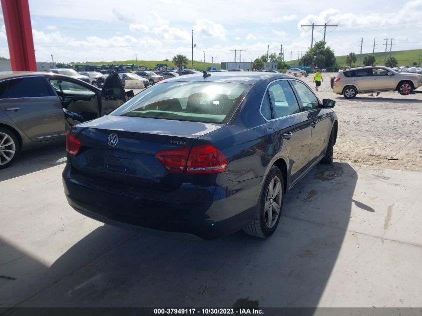 2013 Volkswagen Passat 2.0L Tdi Se VIN: 1VWBN7A35DC093014 Lot: 37949117