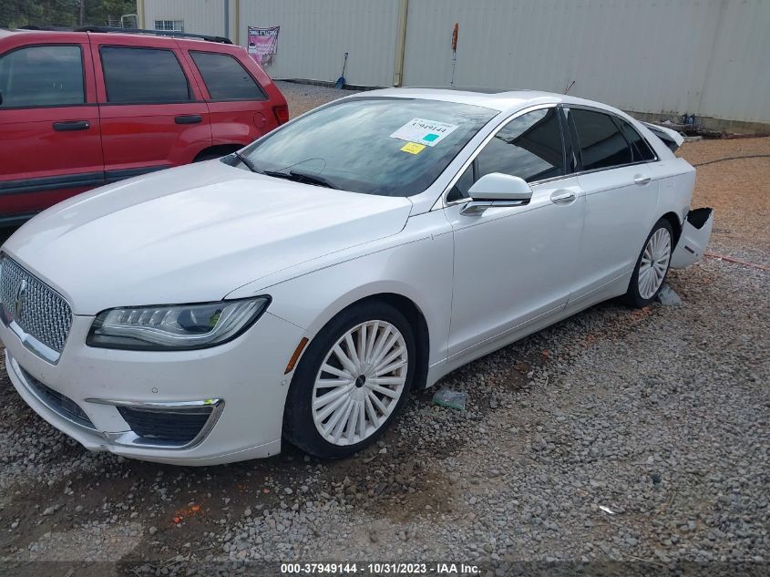 2017 Lincoln Mkz Reserve VIN: 3LN6L5E9XHR613109 Lot: 37949144