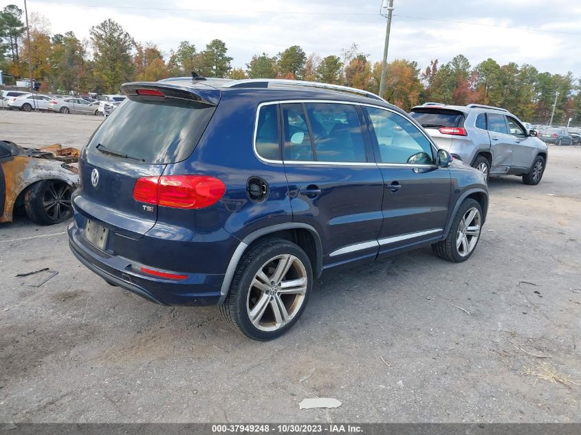 2016 Volkswagen Tiguan R-Line VIN: WVGAV7AX6GW600101 Lot: 37949248