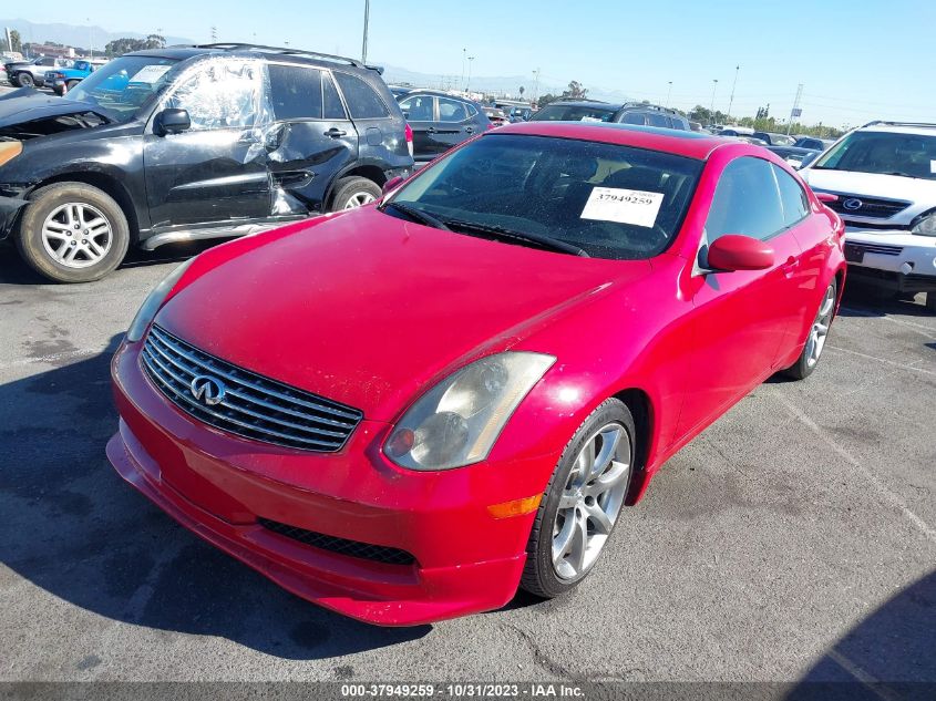 2005 Infiniti G35 Coupe VIN: JNKCV54E35M403745 Lot: 37949259