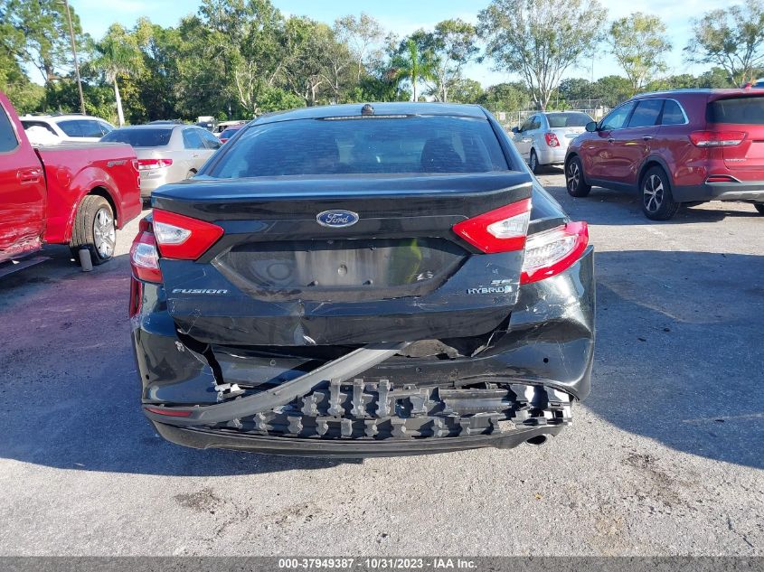 2013 Ford Fusion Hybrid Se VIN: 3FA6P0LU5DR356413 Lot: 37949387