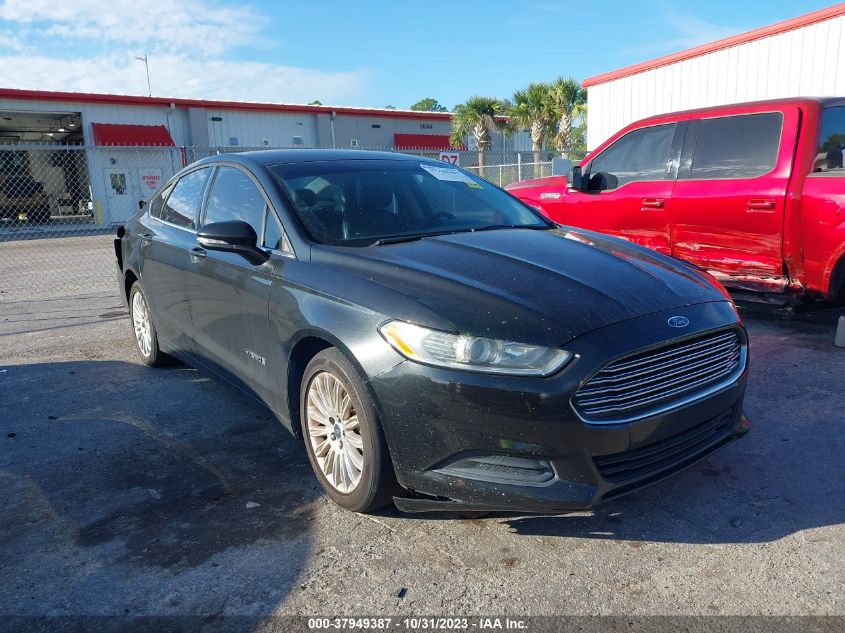 2013 Ford Fusion Hybrid Se VIN: 3FA6P0LU5DR356413 Lot: 37949387