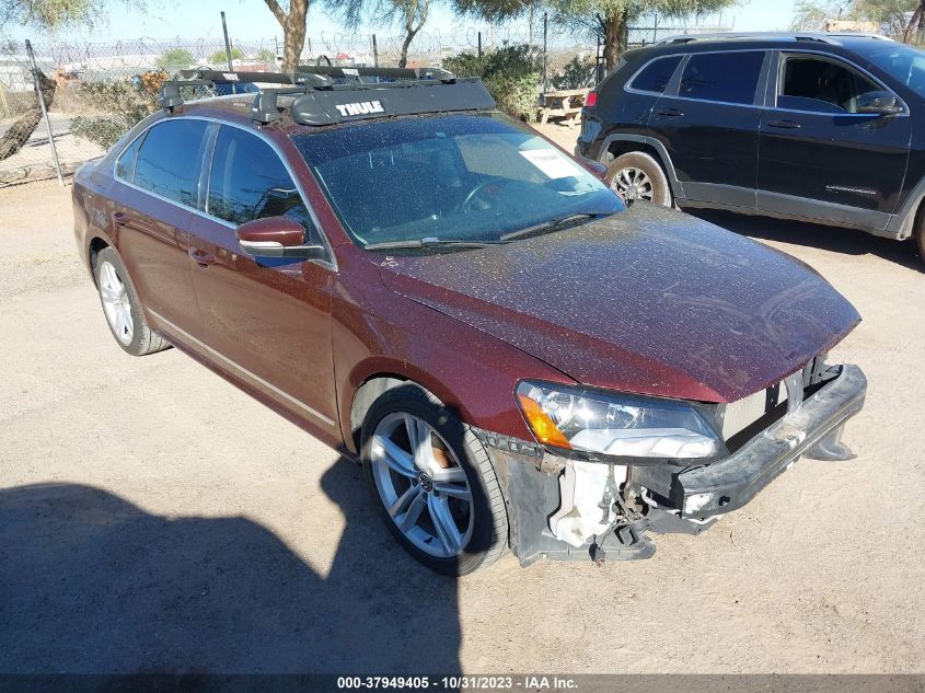 2013 Volkswagen Passat Tdi Sel Premium VIN: 1VWCN7A3XDC122799 Lot: 37949405