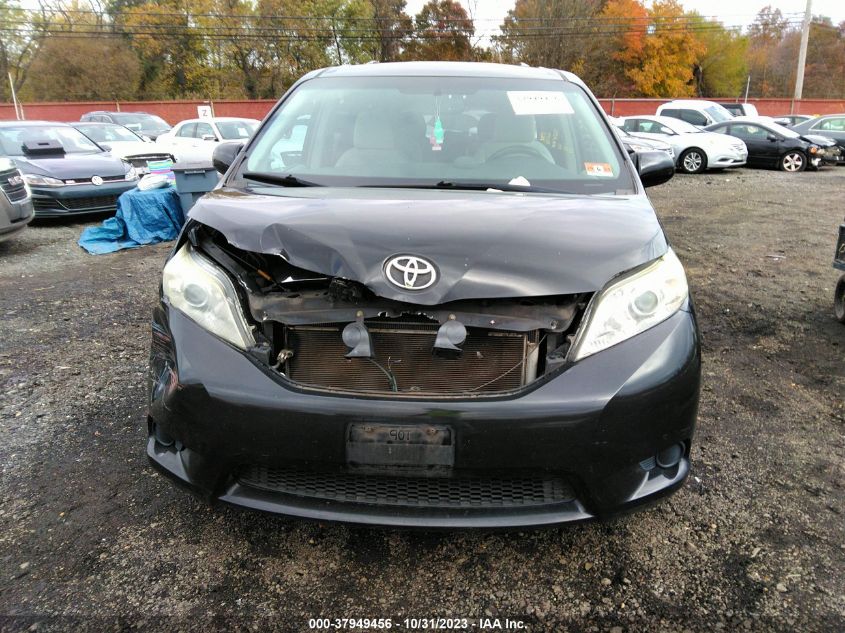 2013 Toyota Sienna Le VIN: 5TDKK3DC0DS371168 Lot: 37949456