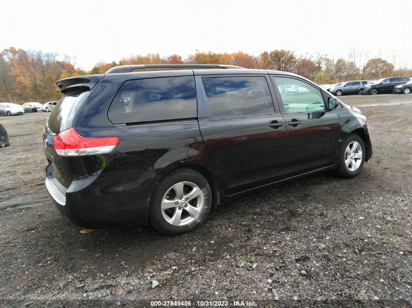 2013 Toyota Sienna Le VIN: 5TDKK3DC0DS371168 Lot: 37949456