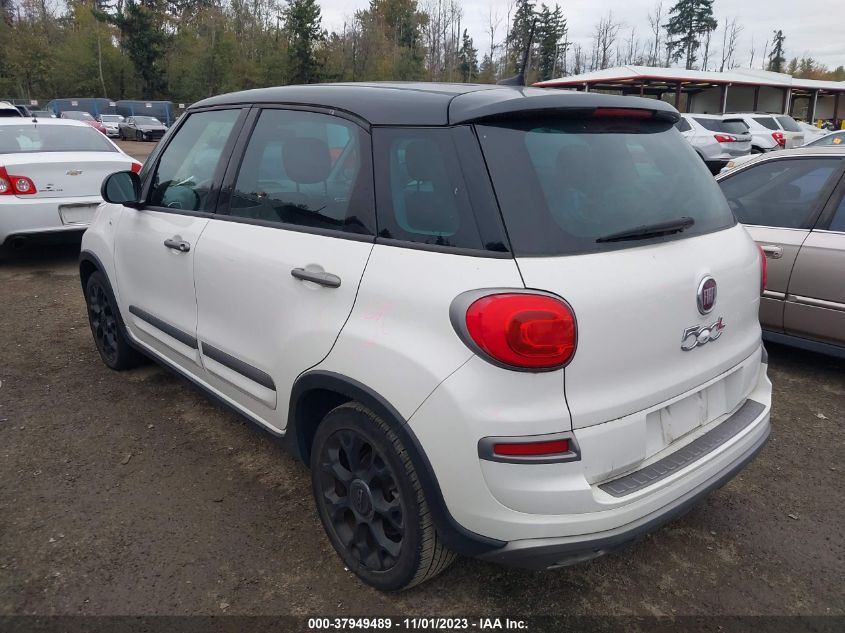 2018 Fiat 500L Trekking VIN: ZFBCFADH4JZ040566 Lot: 37949489