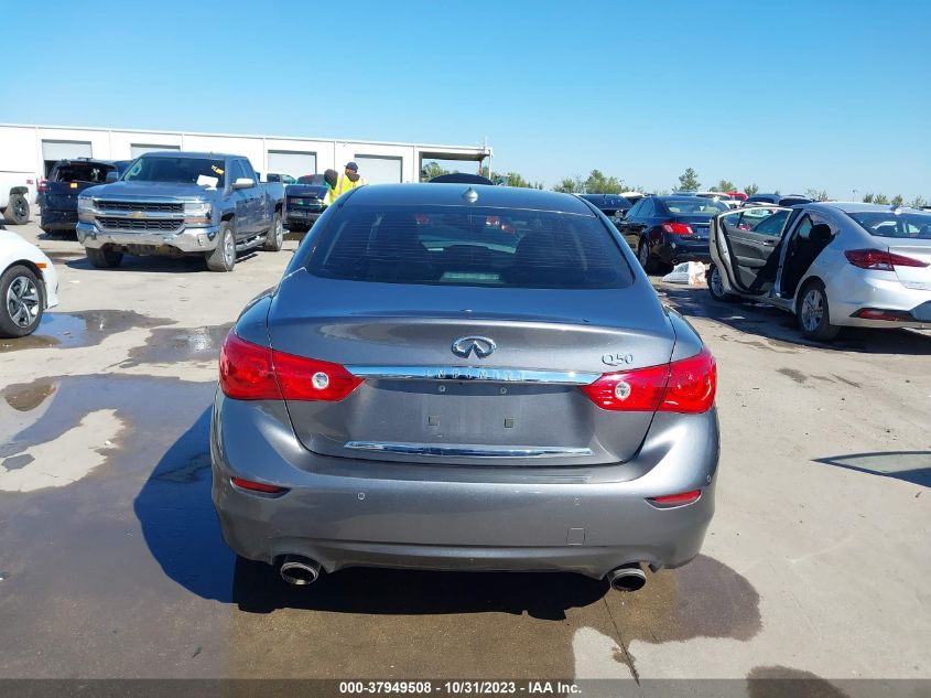 2014 Infiniti Q50 Premium VIN: JN1BV7AP2EM671347 Lot: 37949508