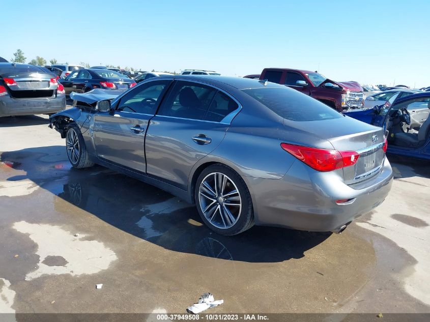 2014 Infiniti Q50 Premium VIN: JN1BV7AP2EM671347 Lot: 37949508