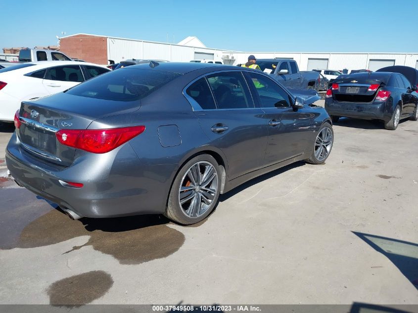 2014 Infiniti Q50 Premium VIN: JN1BV7AP2EM671347 Lot: 37949508