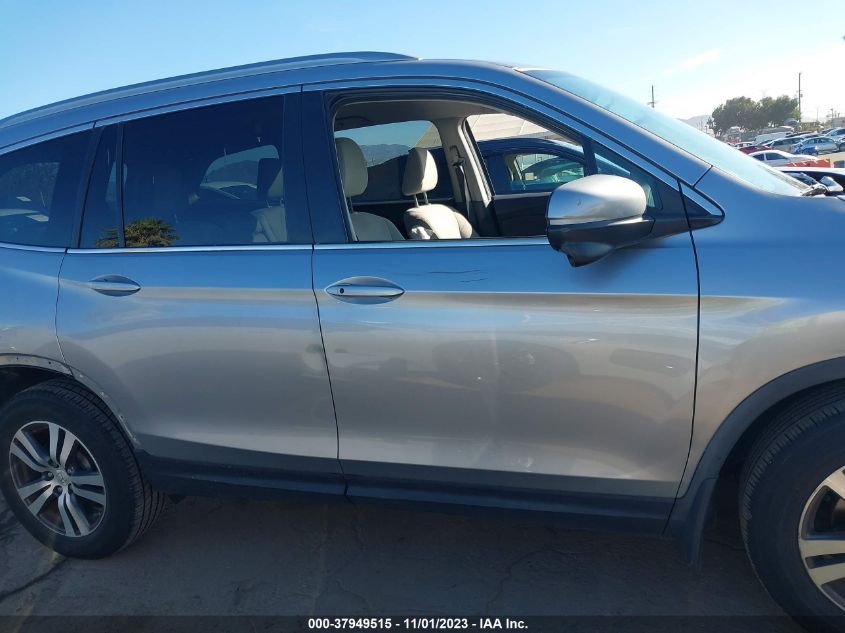 2016 Honda Pilot Ex VIN: 5FNYF5H38GB057572 Lot: 37949515