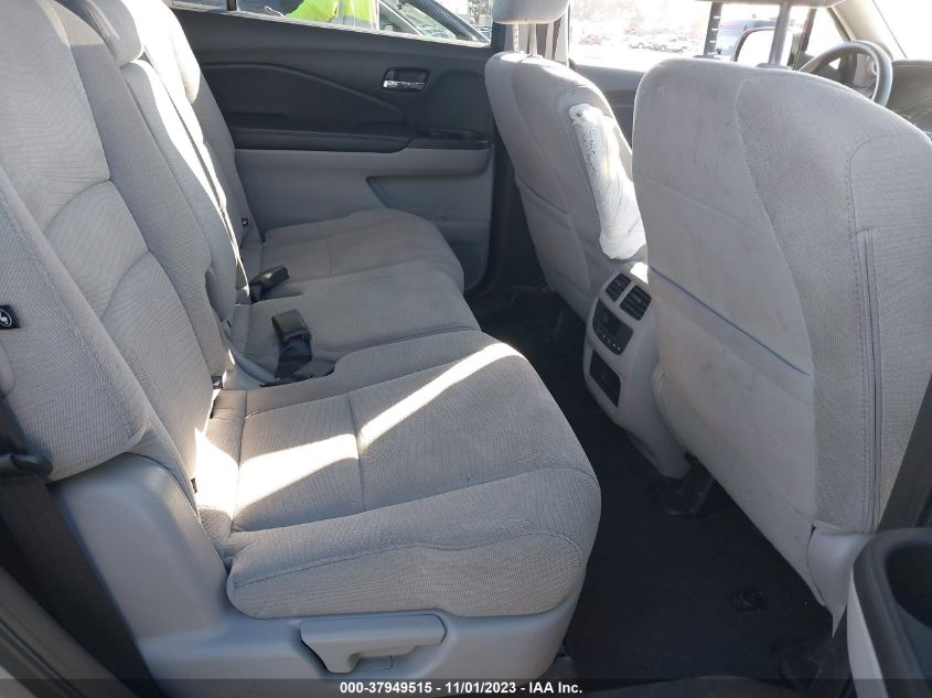 2016 Honda Pilot Ex VIN: 5FNYF5H38GB057572 Lot: 37949515