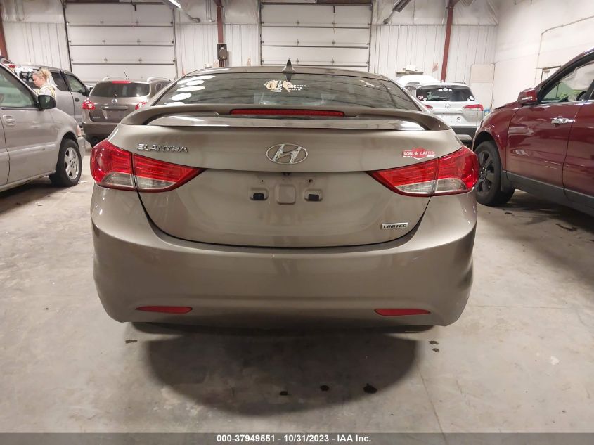 2013 Hyundai Elantra Limited VIN: 5NPDH4AEXDH448086 Lot: 37949551