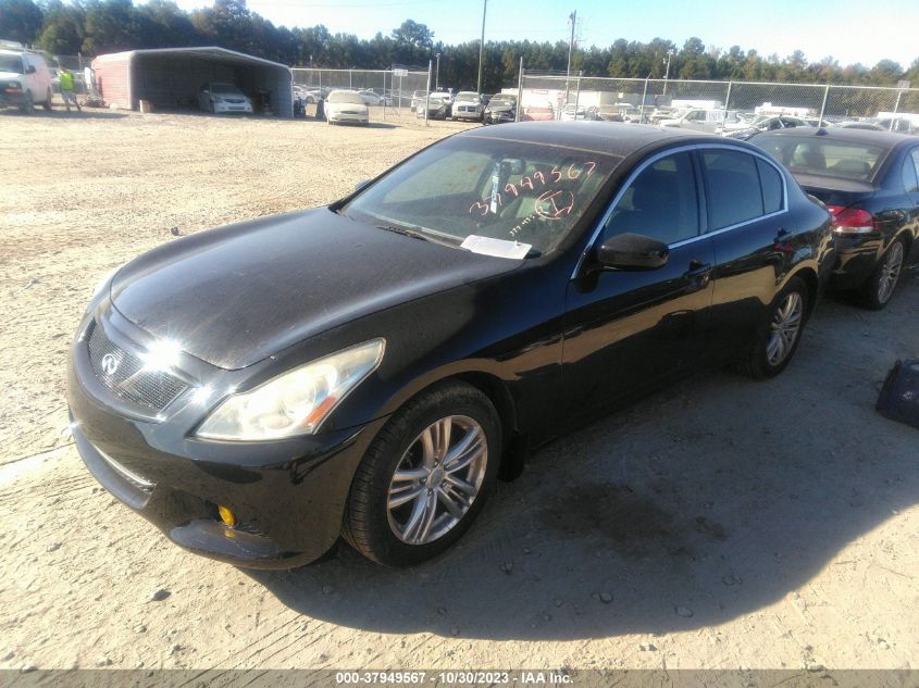 2013 Infiniti G37X X VIN: JN1CV6AR1DM357901 Lot: 37949567