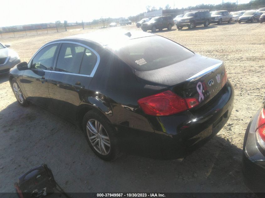 2013 Infiniti G37X X VIN: JN1CV6AR1DM357901 Lot: 37949567