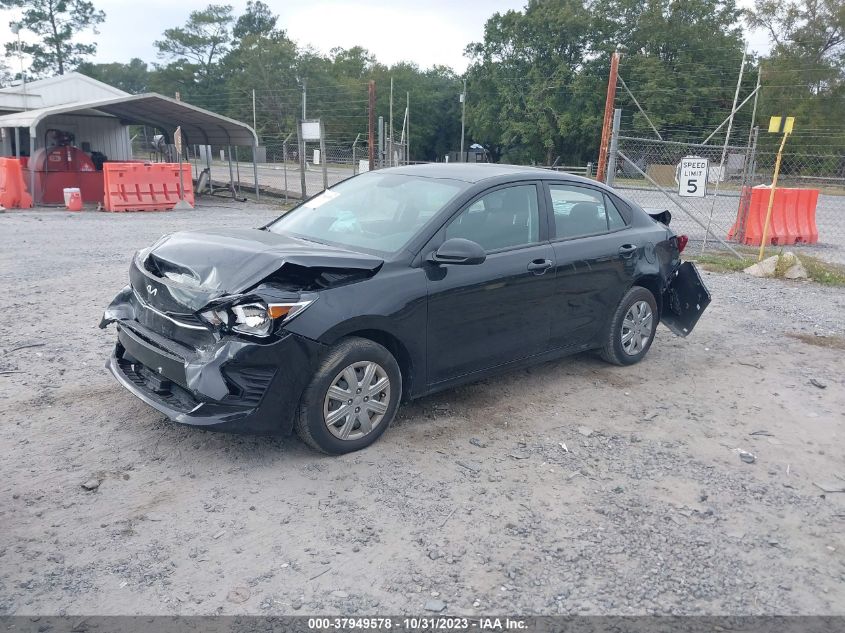 2022 Kia Rio Lx VIN: 3KPA24AD4NE506159 Lot: 37949578