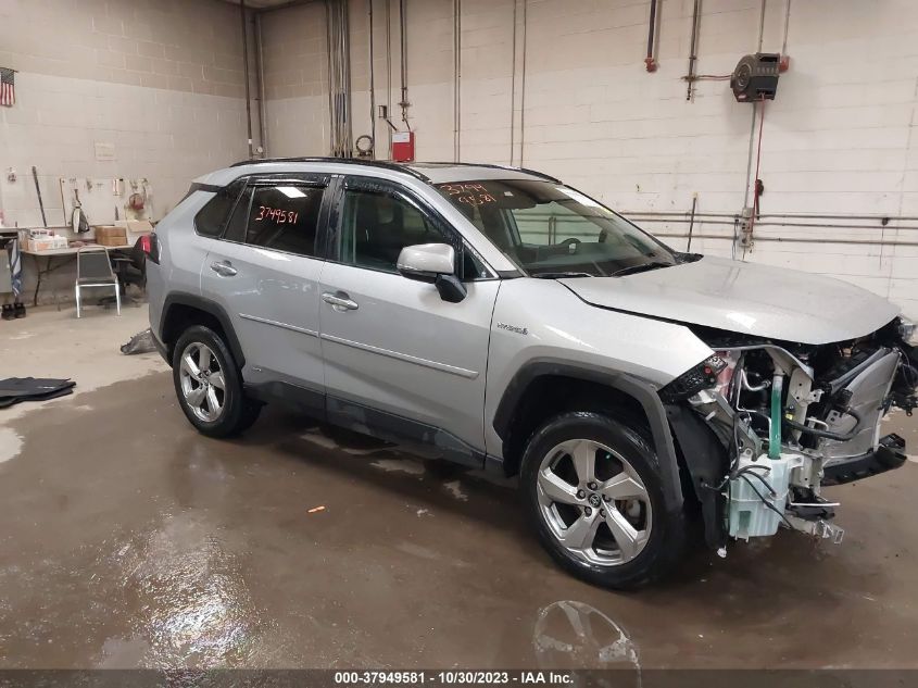 2020 Toyota Rav4 Hybrid Limited VIN: 2T3DWRFVXLW048631 Lot: 37949581