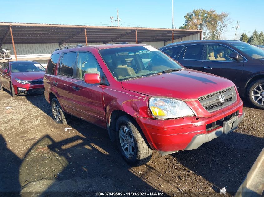 2004 Honda Pilot Ex VIN: 5FNYF18464B007699 Lot: 37949582