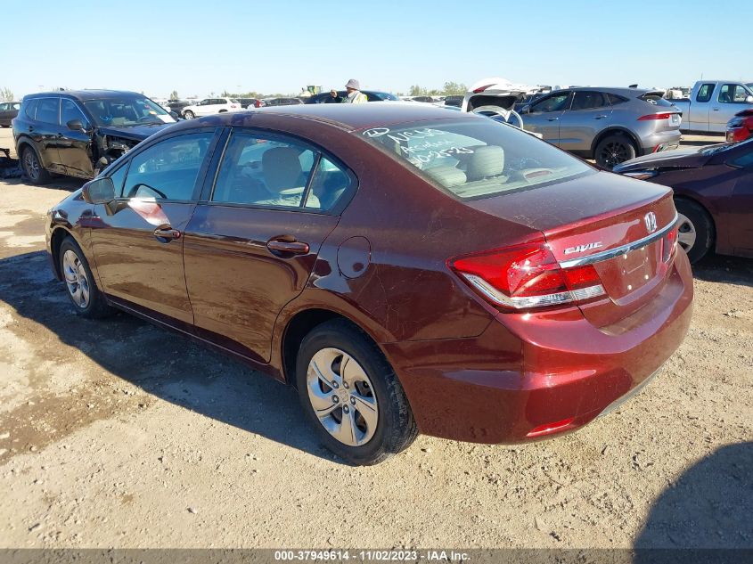 2015 Honda Civic Lx VIN: 19XFB2F59FE221308 Lot: 37949614