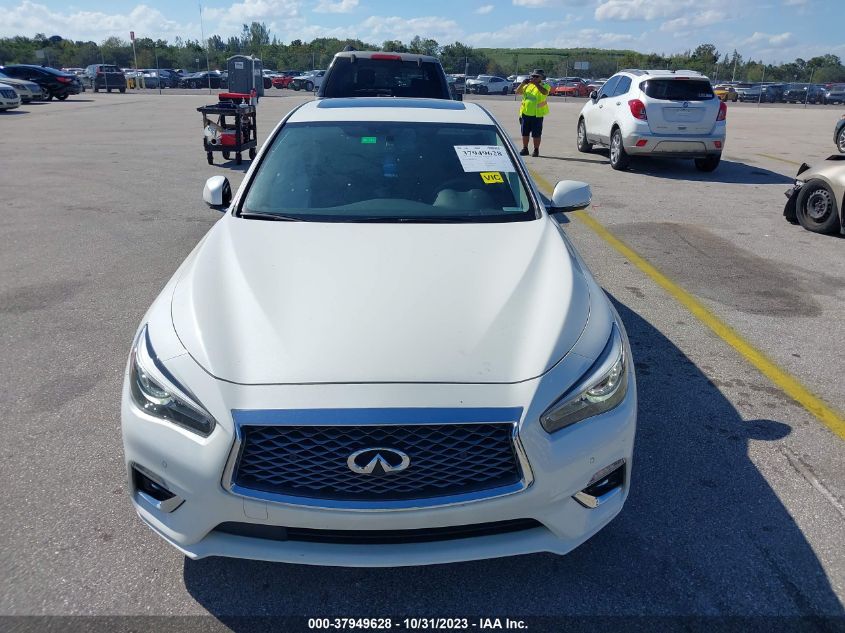 2022 Infiniti Q50 Luxe VIN: JN1EV7BPXNM311318 Lot: 37949628