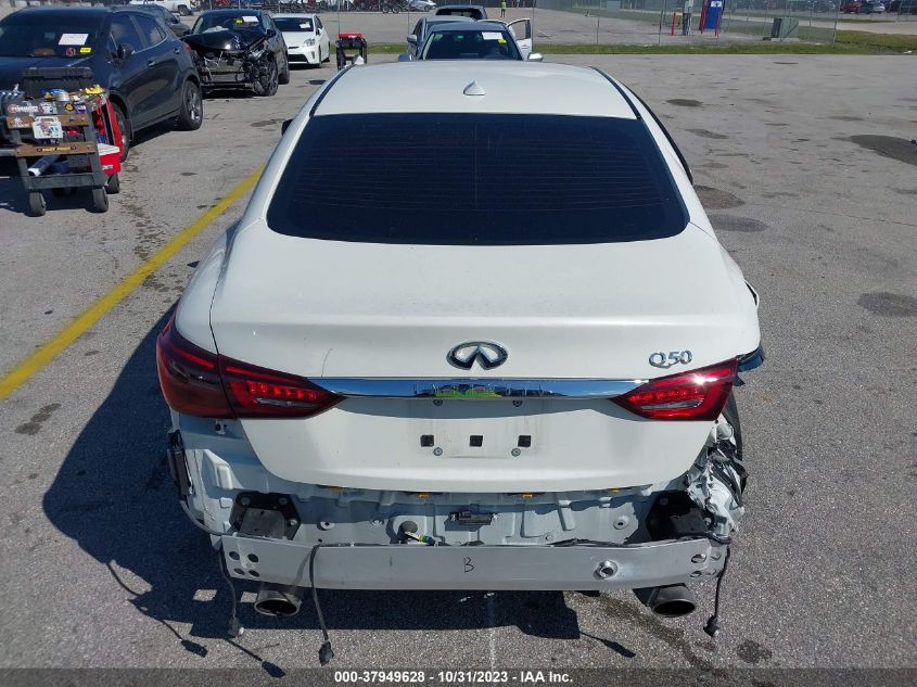 2022 Infiniti Q50 Luxe VIN: JN1EV7BPXNM311318 Lot: 37949628