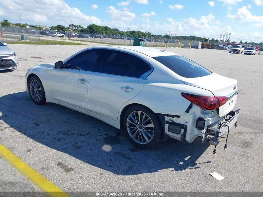 2022 Infiniti Q50 Luxe VIN: JN1EV7BPXNM311318 Lot: 37949628