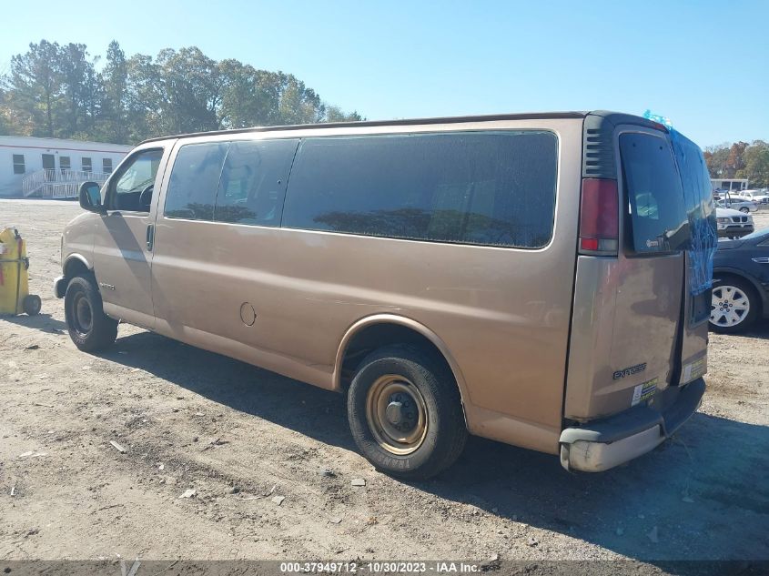 2001 Chevrolet Express Van VIN: 1GAHG39R711157286 Lot: 37949712