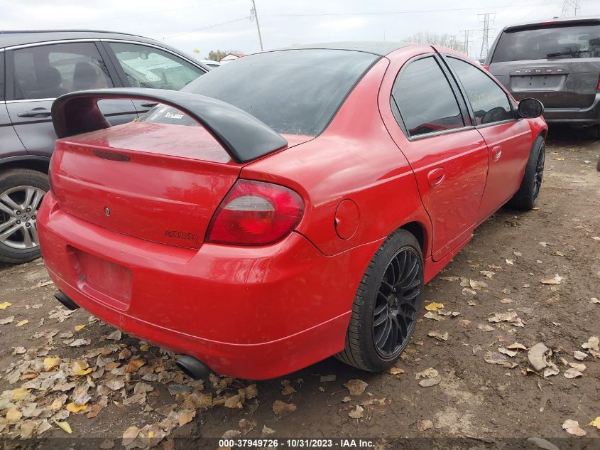 2005 Dodge Srt4 Srt-4 VIN: 1B3ES66S05D218498 Lot: 37949726