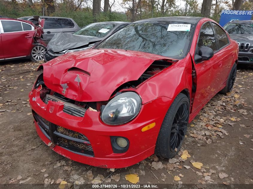 2005 Dodge Srt4 Srt-4 VIN: 1B3ES66S05D218498 Lot: 37949726