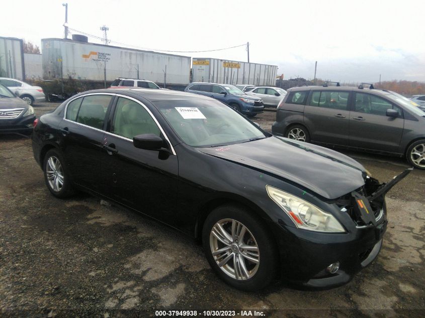 2013 Infiniti G37X X VIN: JN1CV6AR7DM356297 Lot: 37949938