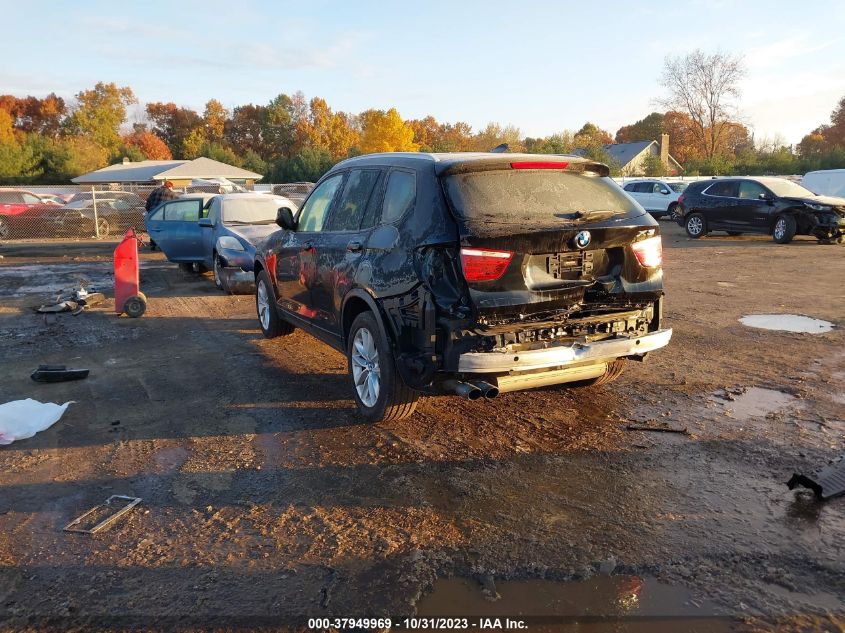 2013 BMW X3 xDrive28I VIN: 5UXWX9C5XDL874523 Lot: 37949969