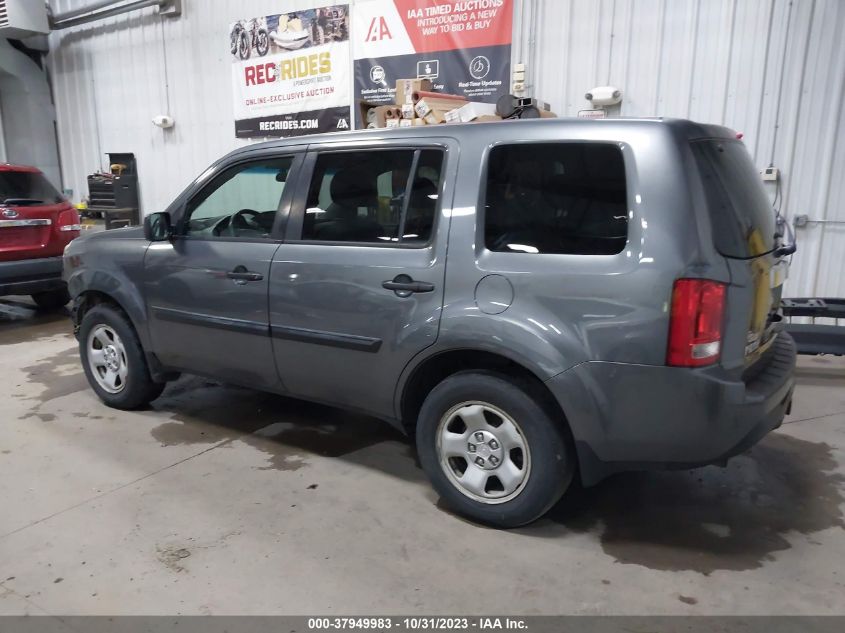 2013 Honda Pilot Lx VIN: 5YJ3E1EB6MF943662 Lot: 37949983