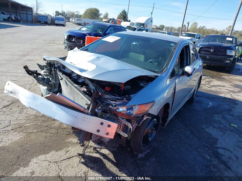 2012 Honda Civic Hybrid VIN: JHMFB4F22CS010265 Lot: 37950007