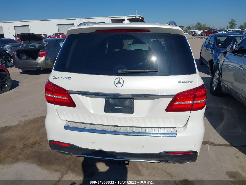 2017 Mercedes-Benz Gls Gls 550 VIN: 4JGDF7DE4HA746547 Lot: 37950033