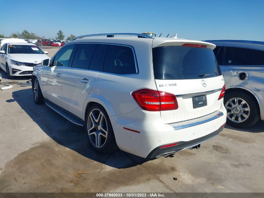 2017 Mercedes-Benz Gls Gls 550 VIN: 4JGDF7DE4HA746547 Lot: 37950033