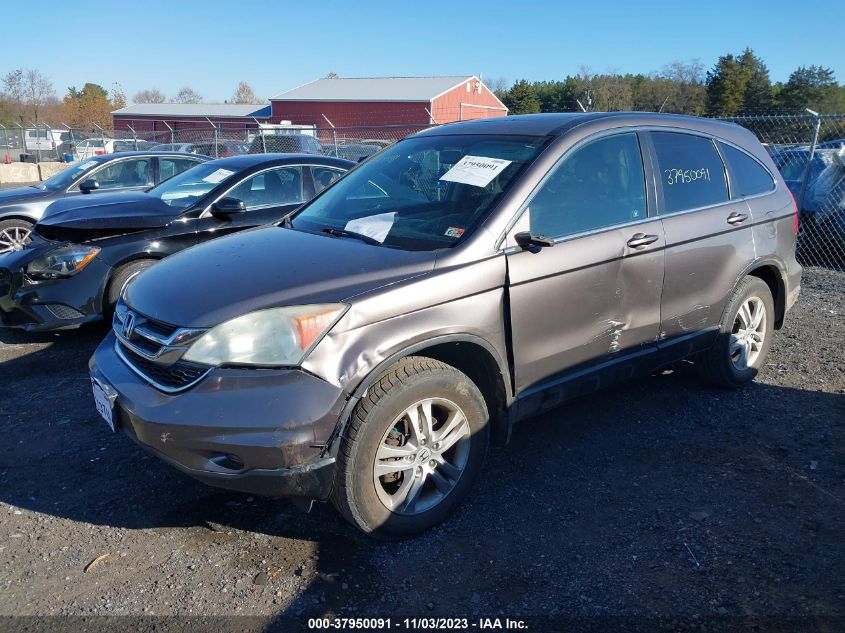 2010 Honda Cr-V Ex-L VIN: 5J6RE3H73AL044466 Lot: 39001560