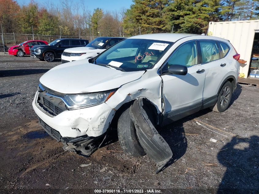 2019 Honda Cr-V Lx VIN: 2HKRW6H37KH204243 Lot: 37950116