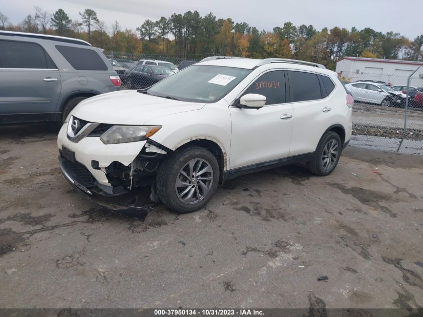 2015 Nissan Rogue Sl VIN: 5N1AT2MT2FC859332 Lot: 37950134