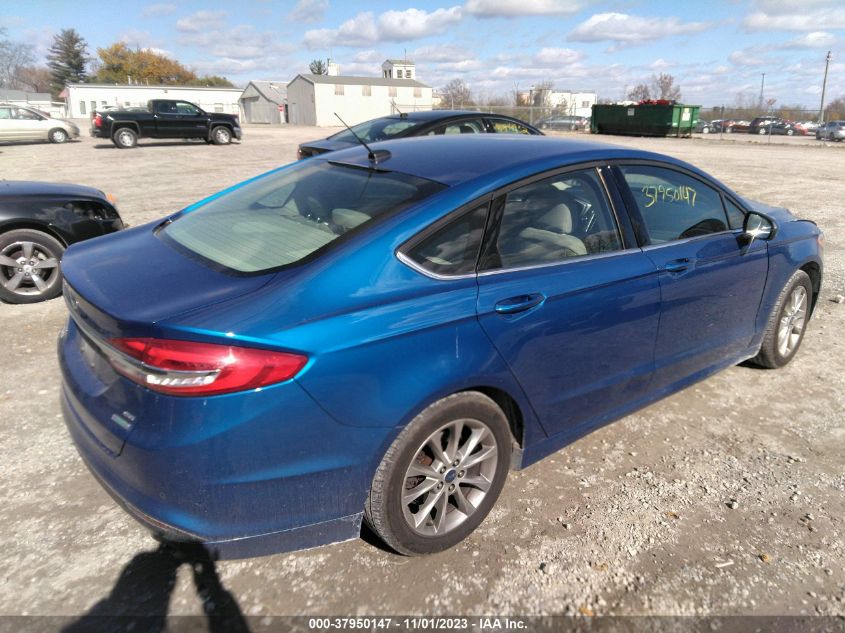 2017 Ford Fusion Se VIN: 3FA6P0HD2HR283306 Lot: 37950147