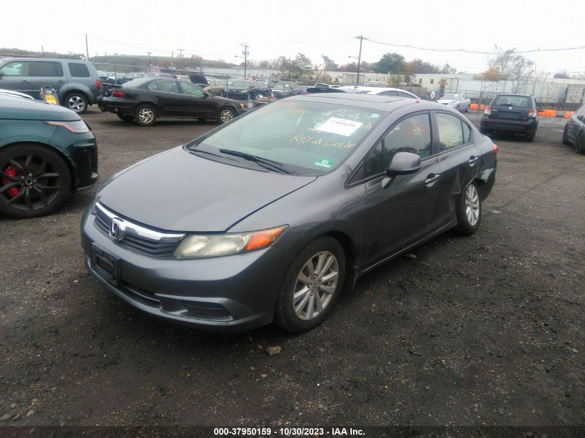 2012 Honda Civic Ex VIN: 19XFB2F87CE351819 Lot: 37950159