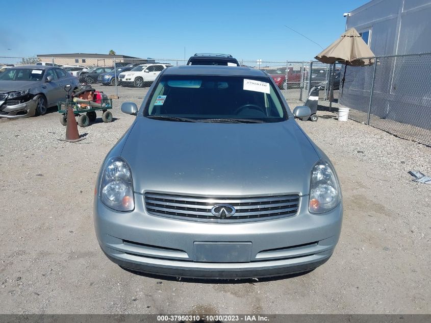 2003 Infiniti G35 Sedan W/Leather VIN: JNKCV51E93M300542 Lot: 37950310