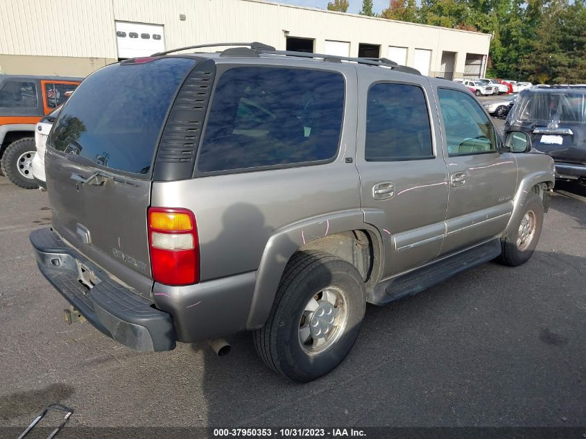 2002 Chevrolet Tahoe Lt VIN: 1GNEK13Z72R256089 Lot: 37950353