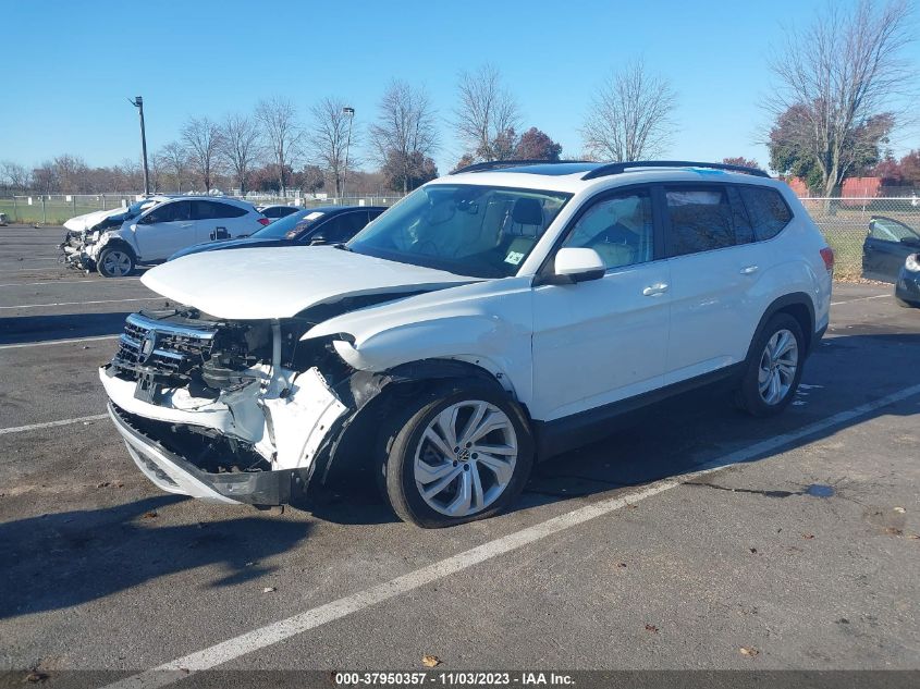 2021 Volkswagen Atlas 3.6L V6 Se W/Technology VIN: 1V2KR2CAXMC567768 Lot: 37950357