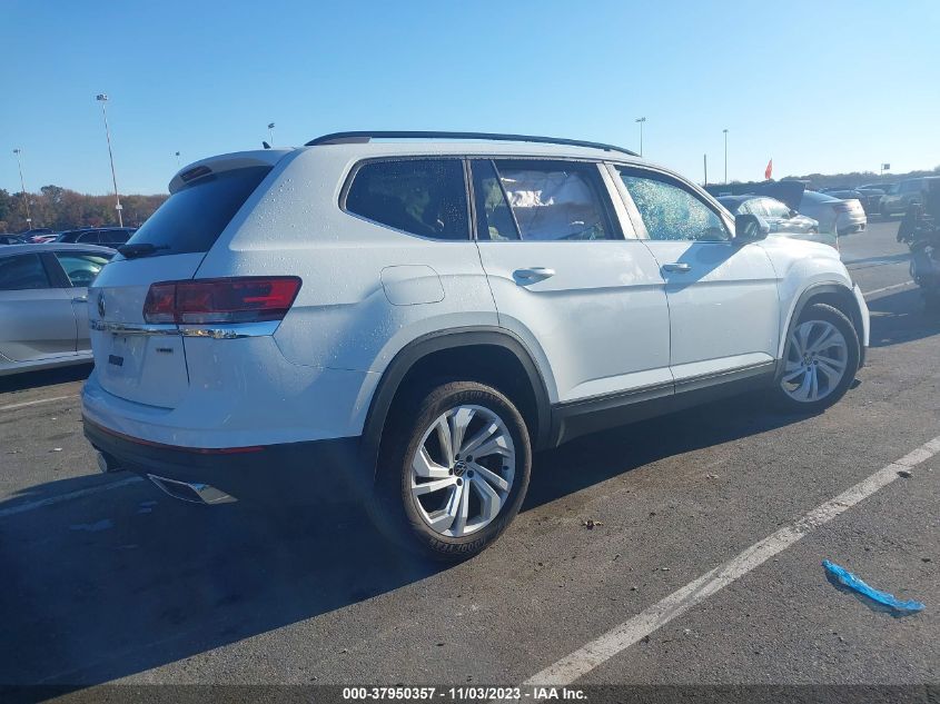 2021 Volkswagen Atlas 3.6L V6 Se W/Technology VIN: 1V2KR2CAXMC567768 Lot: 37950357