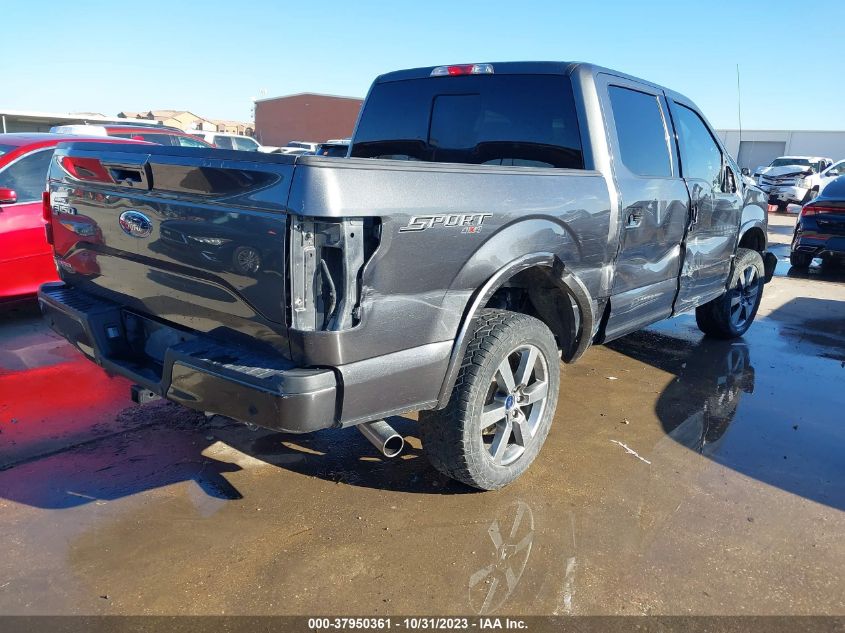 2017 Ford F-150 Lariat VIN: 1FTEW1EG0HFC10249 Lot: 37950361